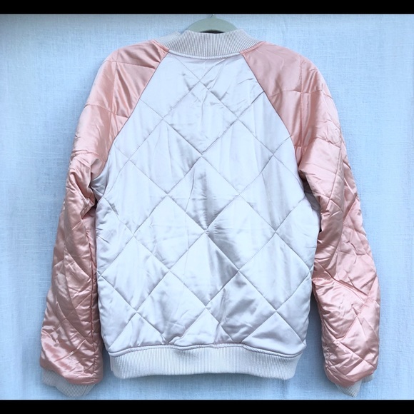 Reversible pink bomber jacket - Picture 3 of 7